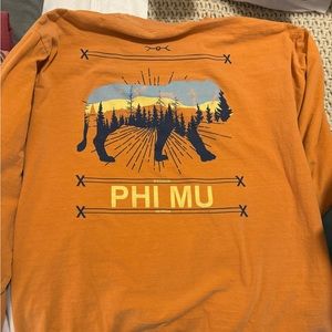 SORORITY TEE - Phi Mu - Long Sleeve